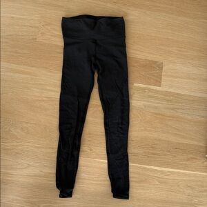 Lululemon laser cut Black High-Waisted Leggings